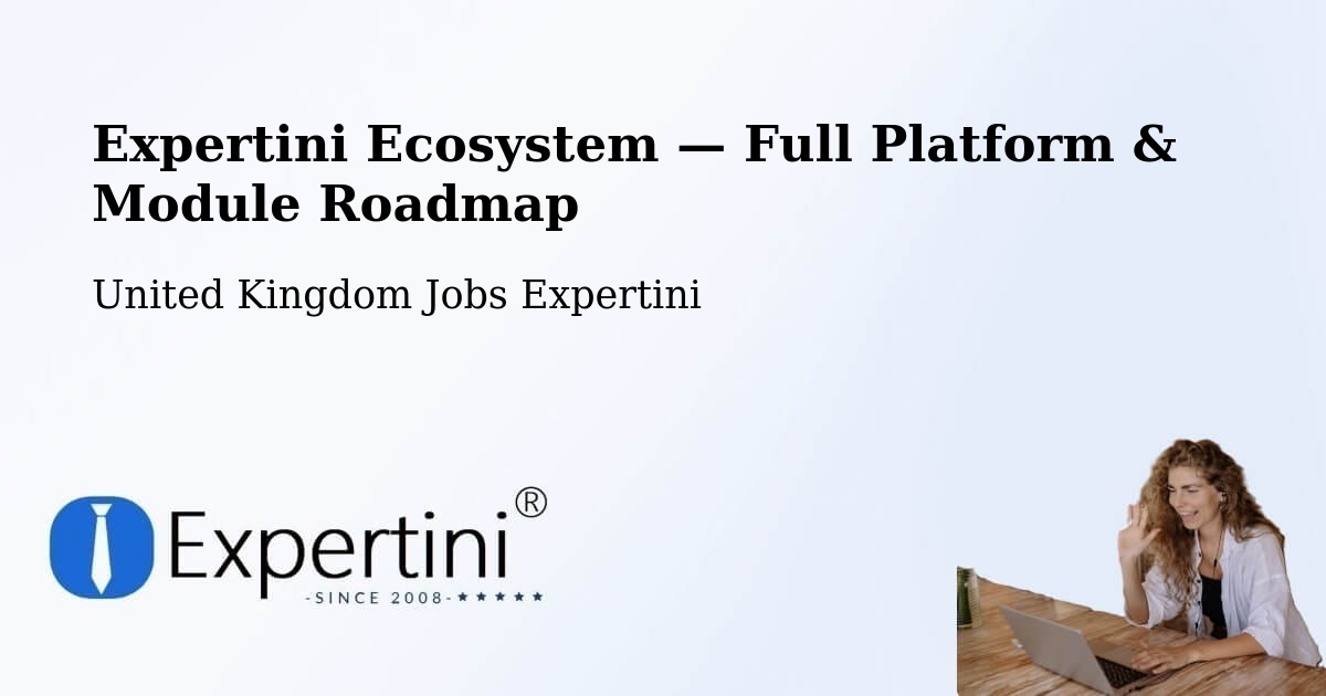 Expertini Ecosystem — Full Platform & Module Roadmap – Blackpool